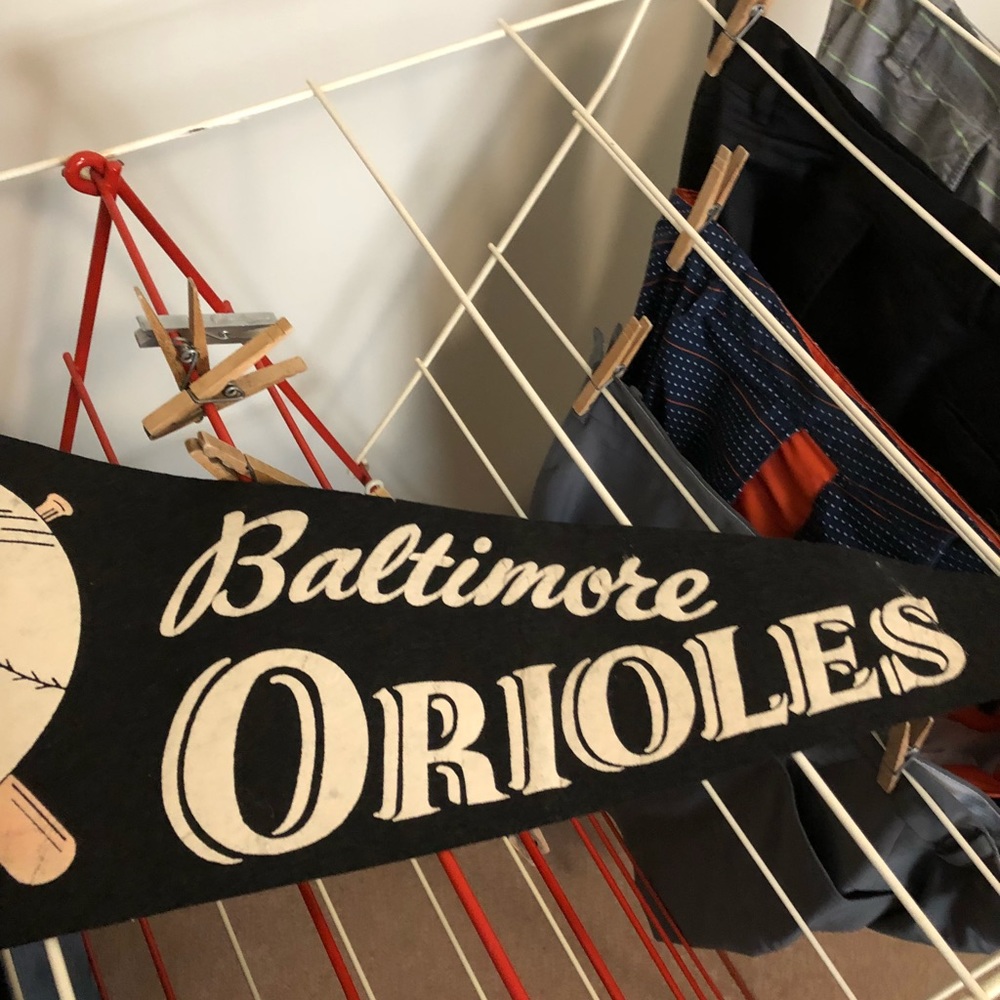 Vintage Baltimore Orioles pennant